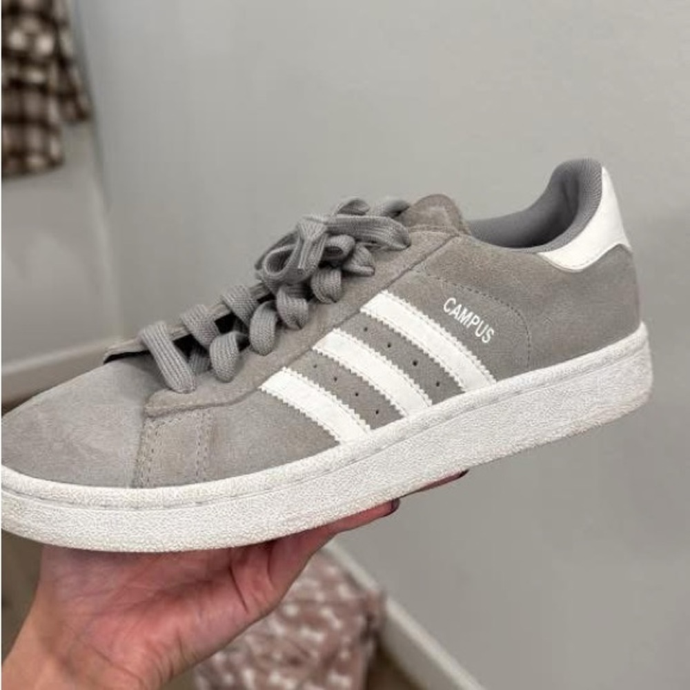 Adidas Campus Sneakers in Gray and White